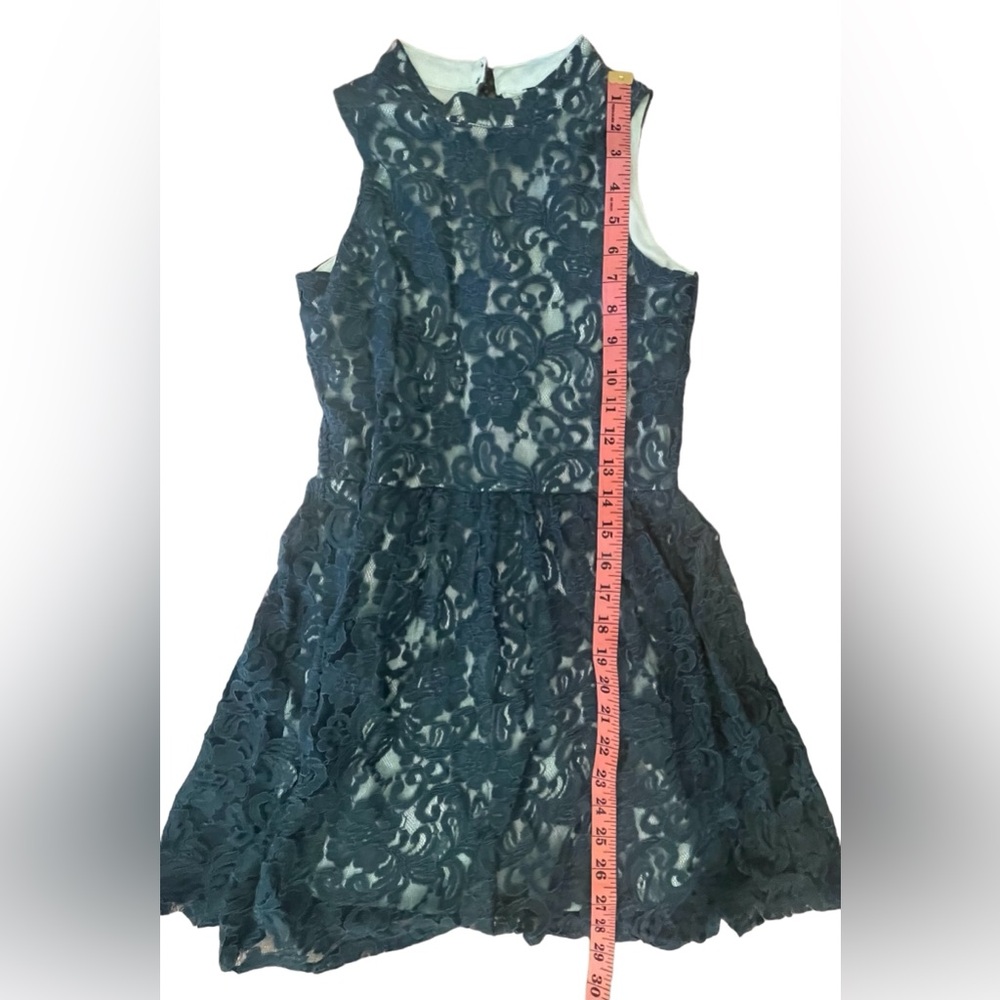 Penelope Tree Green Lace Dress - Picture 6 of 6